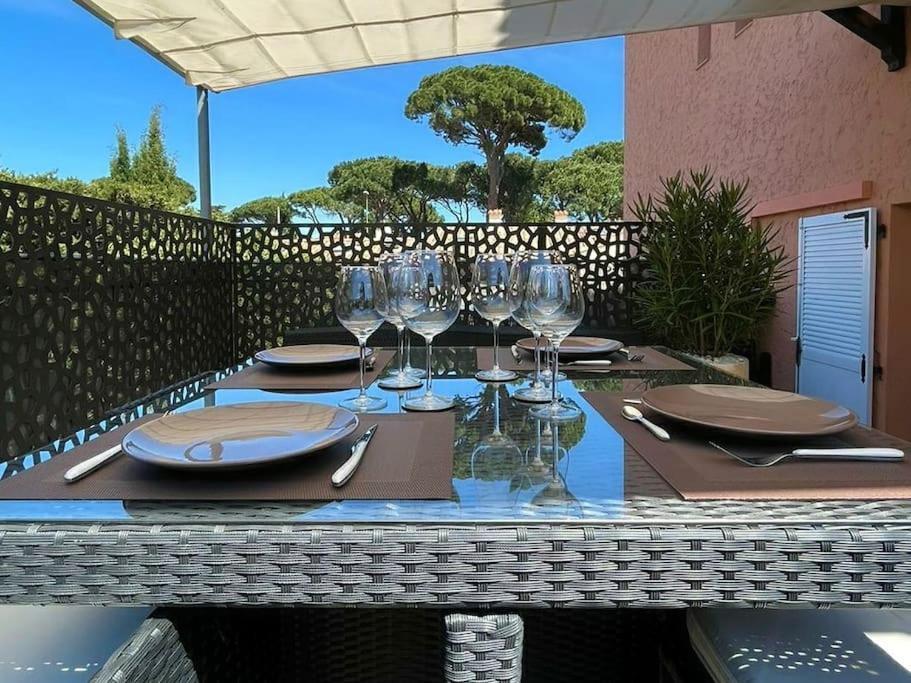 Studio Climatise, Terrasse, Parking Prive, 50M De La Plage Saint-Tropez Esterno foto